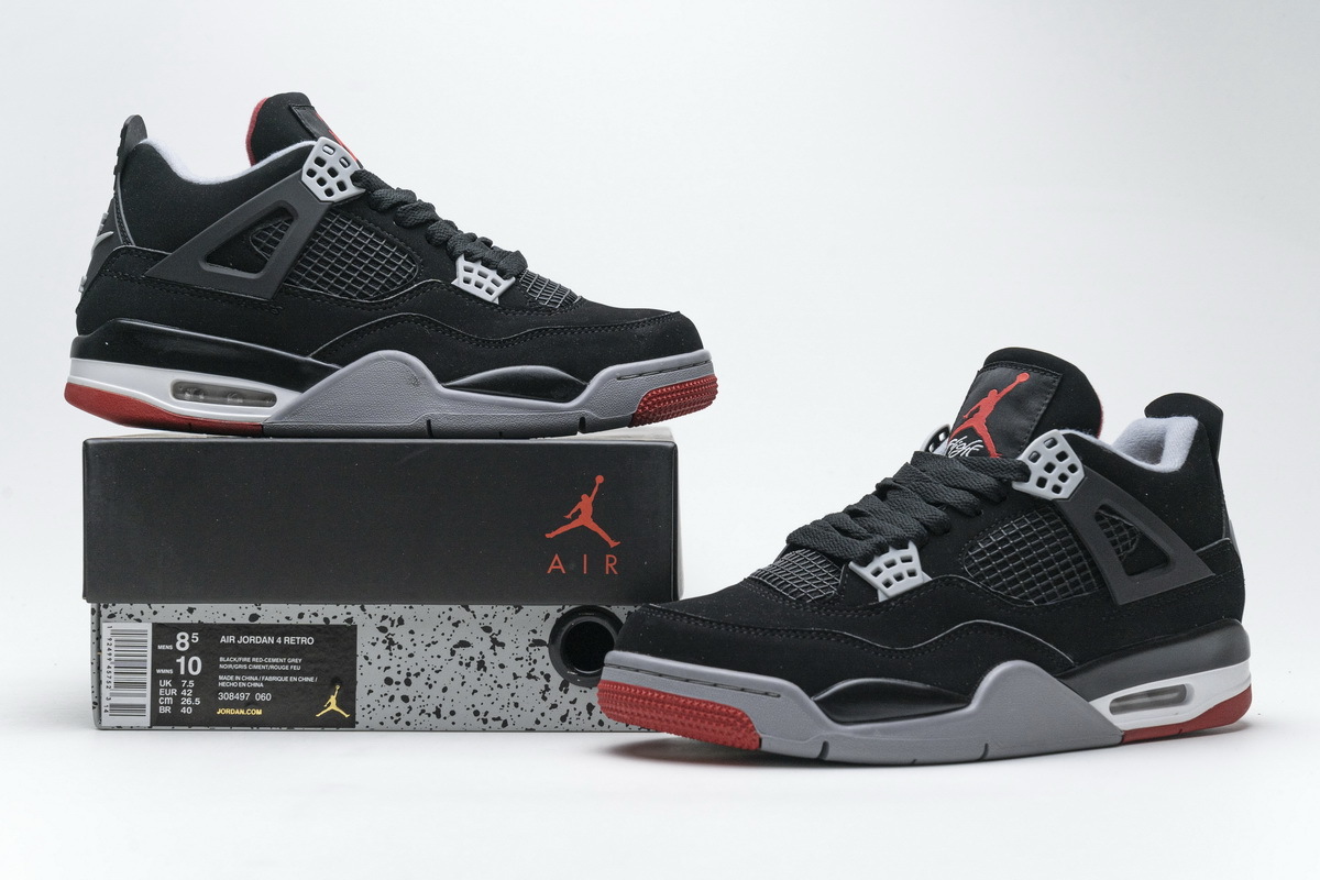 Air Jordan 4 Retro Bred 308497-060