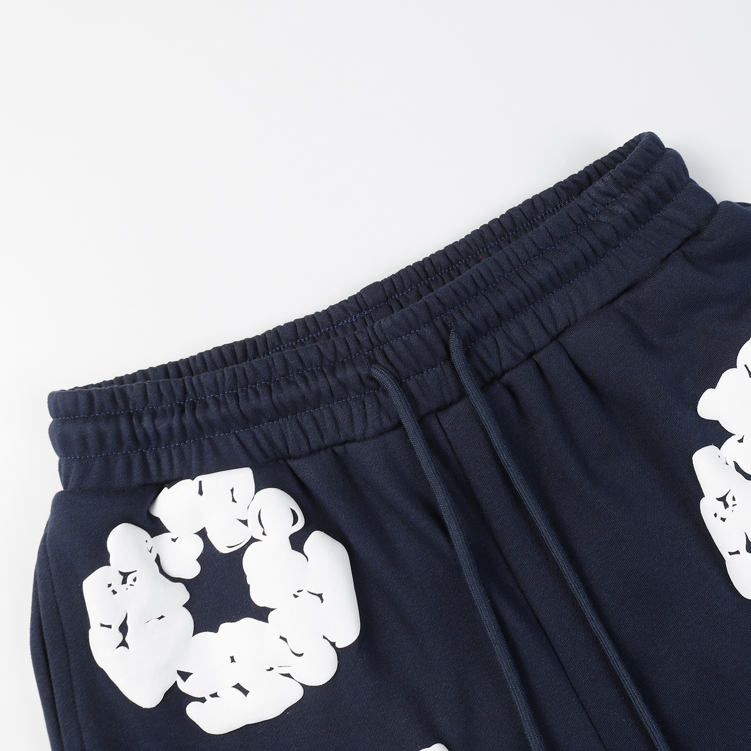 Denim Tears The Cotton Wreath Shorts Navy