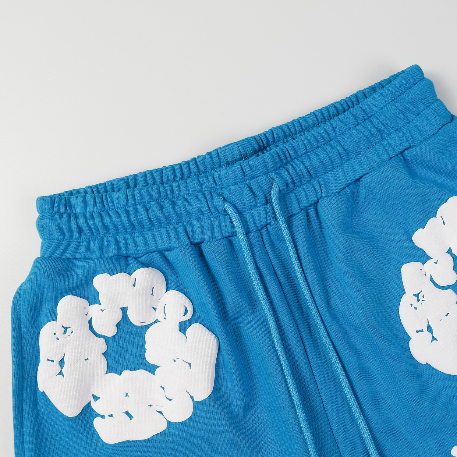 Denim Tears The Cotton Wreath Shorts Royal Blue