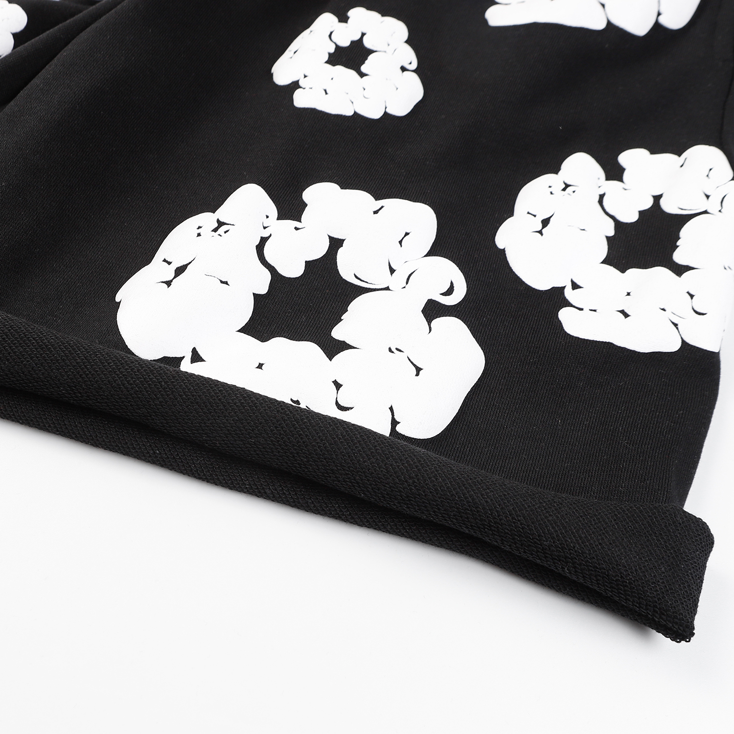 Denim Tears The Cotton Wreath Shorts Black