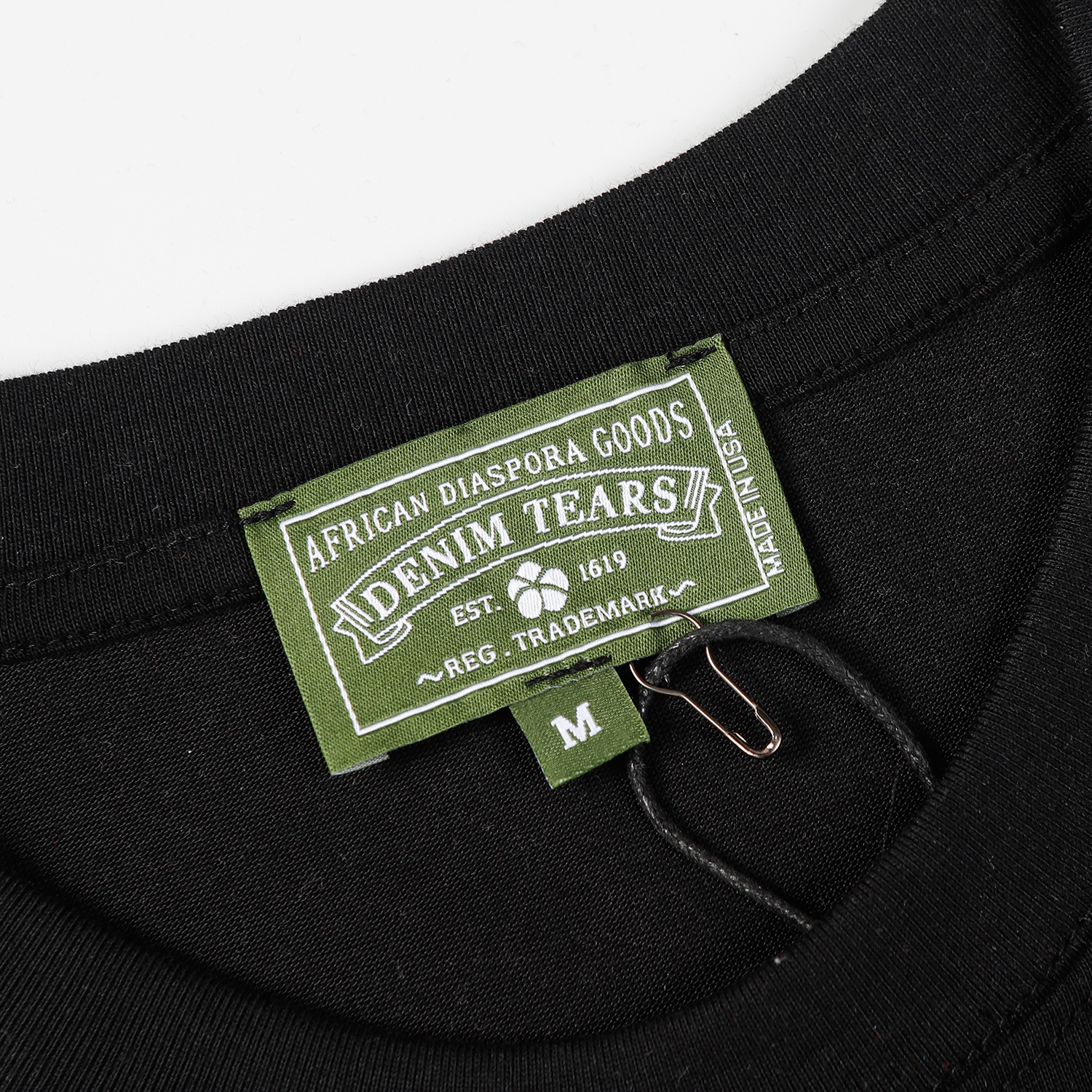 Denim Tears The Cotton Wreath T-shirt Black