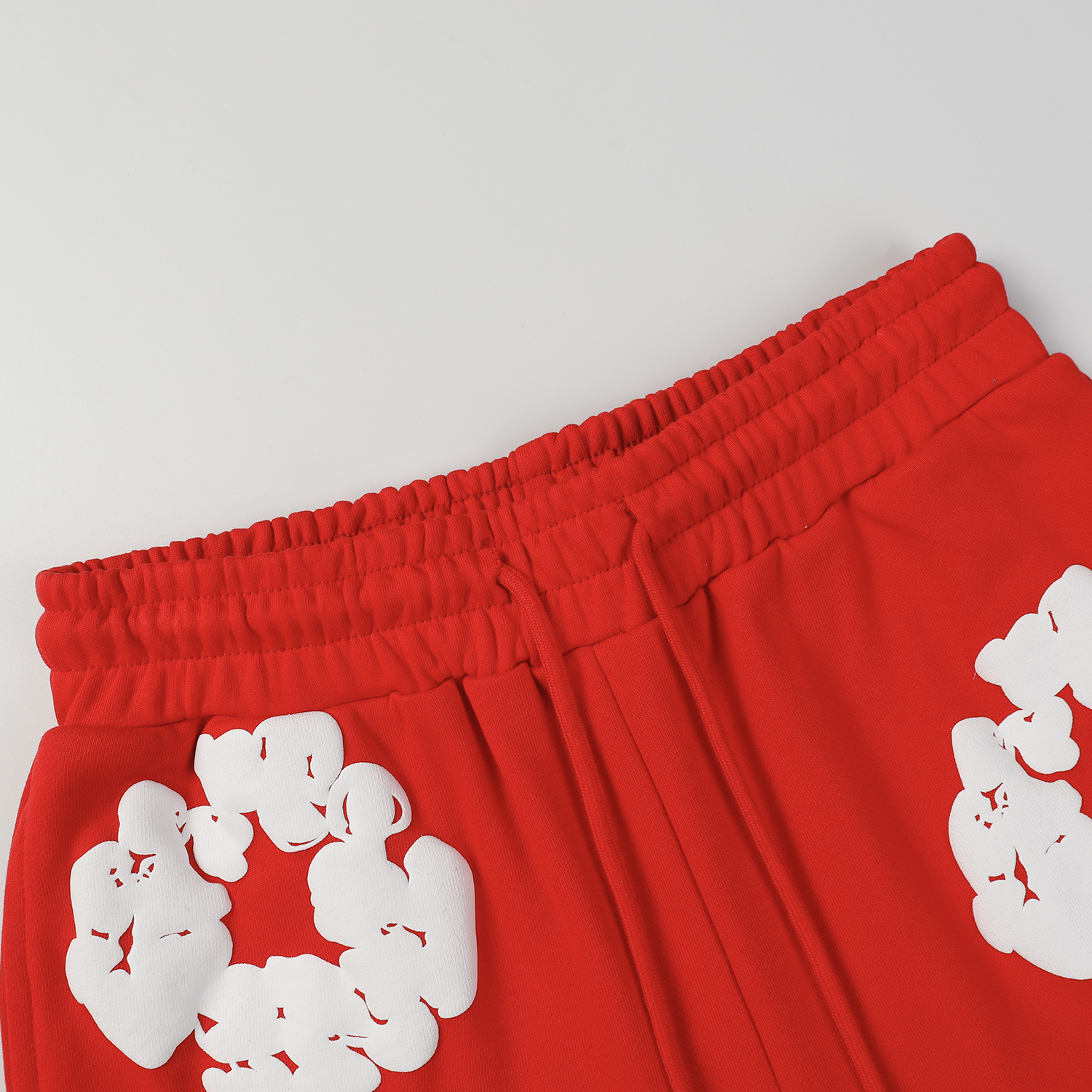 Denim Tears The Cotton Wreath Shorts Red