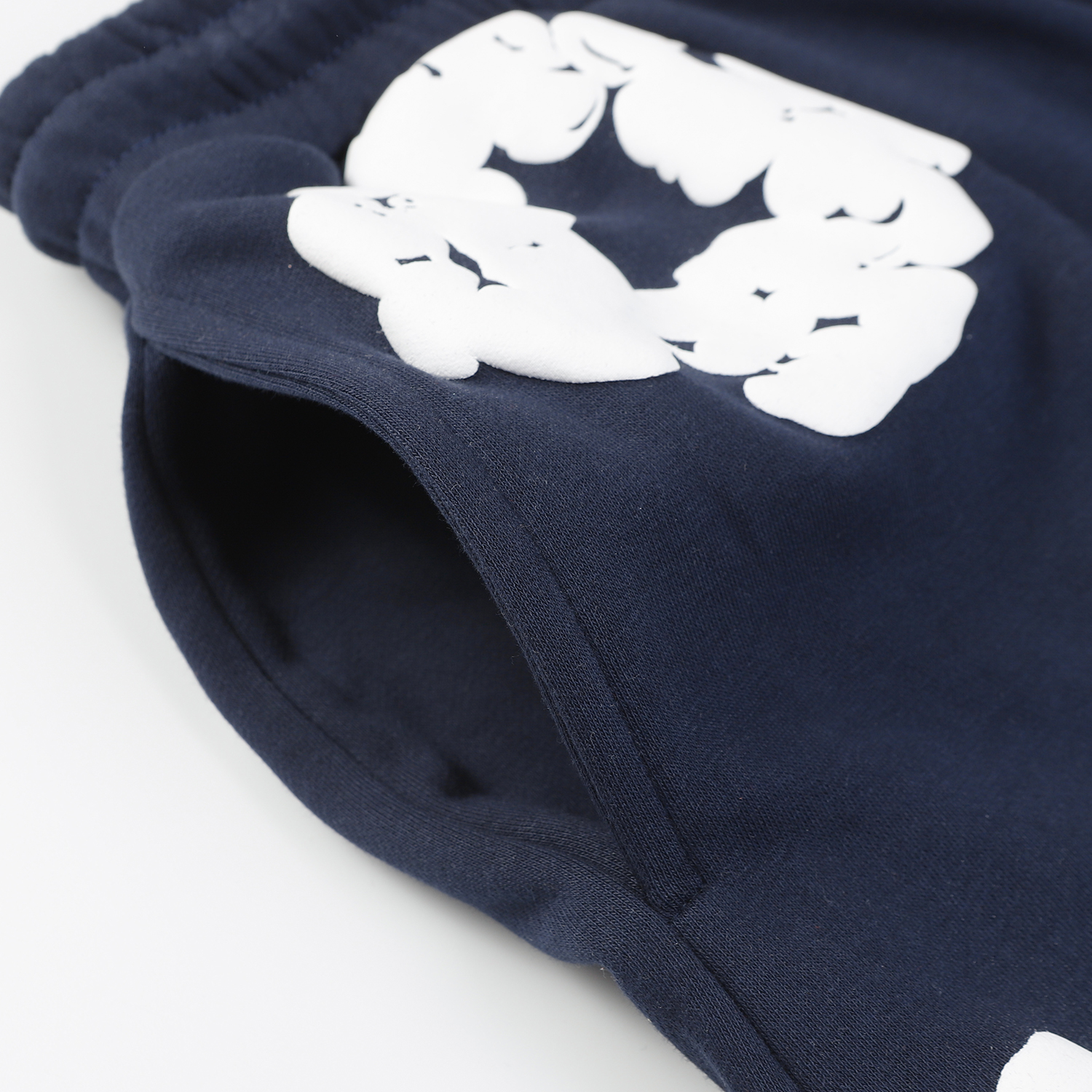 Denim Tears The Cotton Wreath Shorts Navy