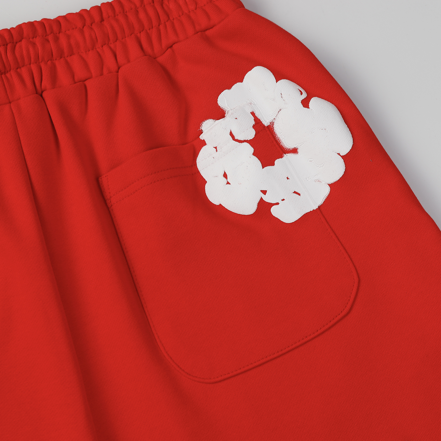 Denim Tears The Cotton Wreath Shorts Red