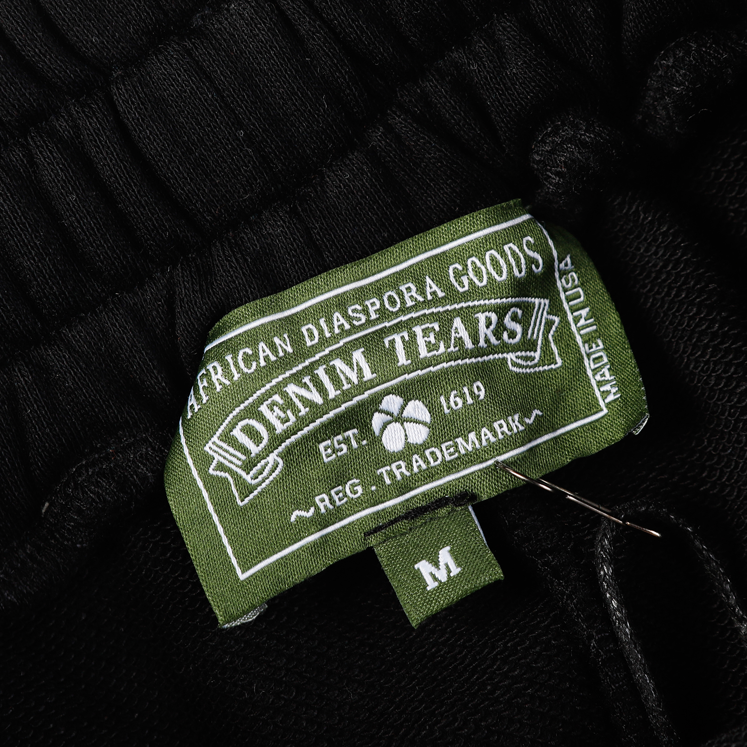 Denim Tears The Cotton Wreath Shorts Black