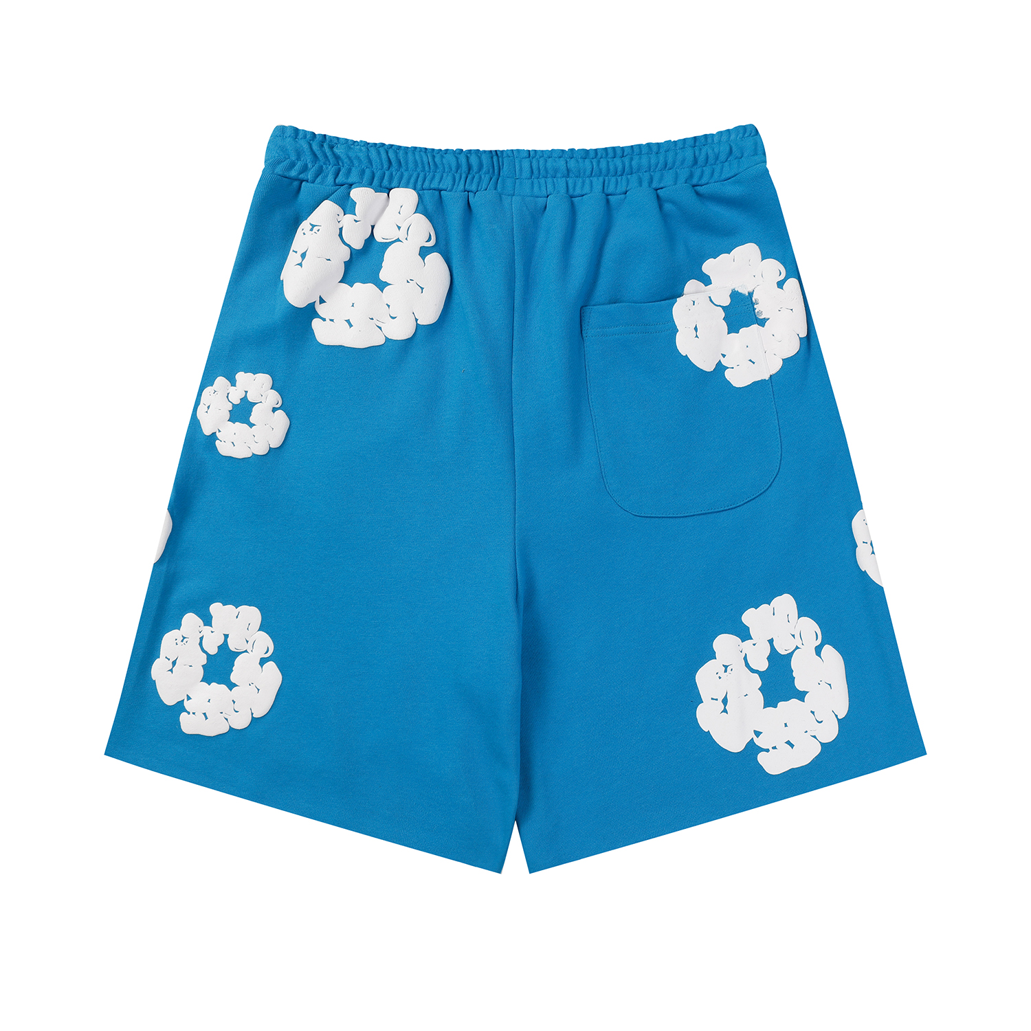 Denim Tears The Cotton Wreath Shorts Royal Blue