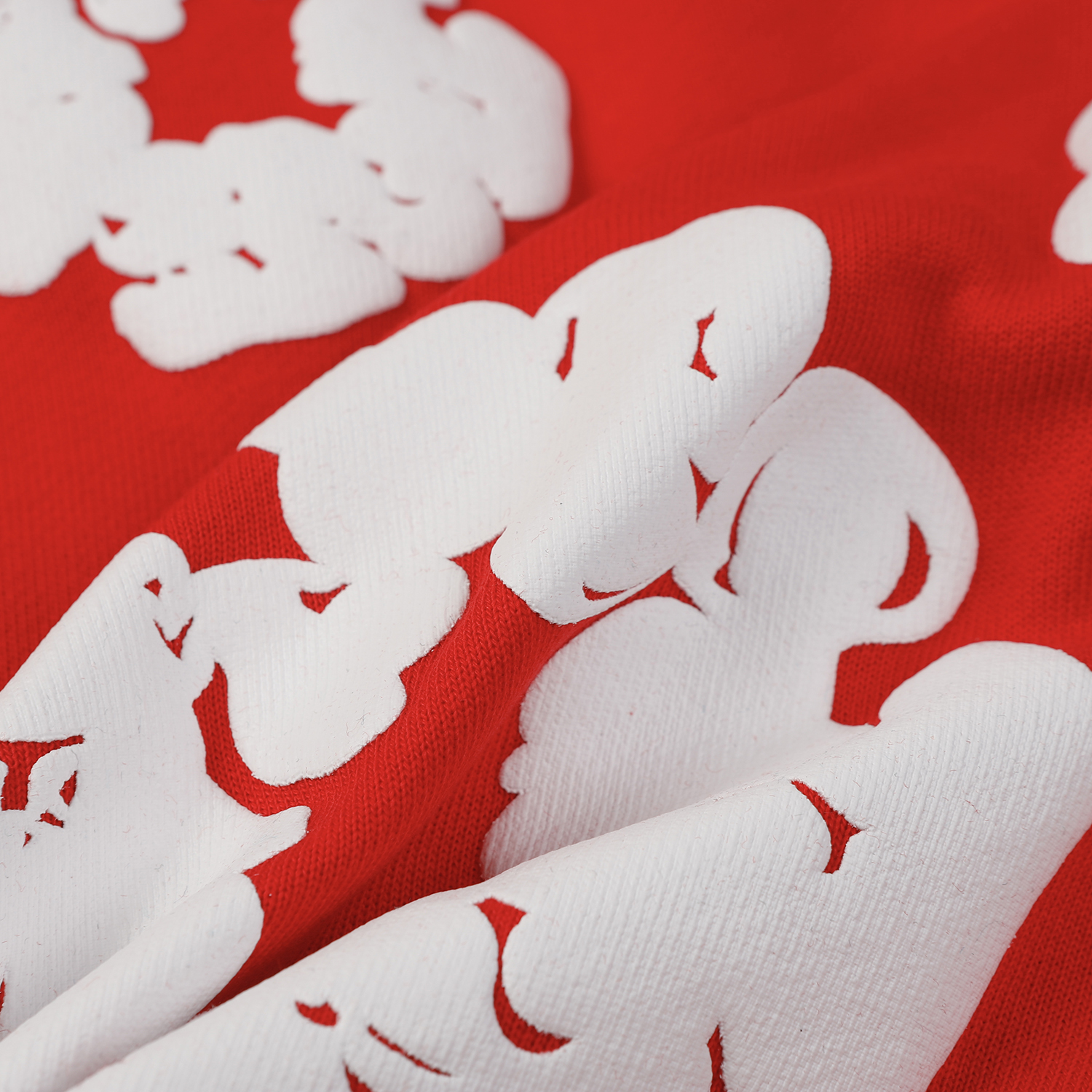 Denim Tears The Cotton Wreath Shorts Red