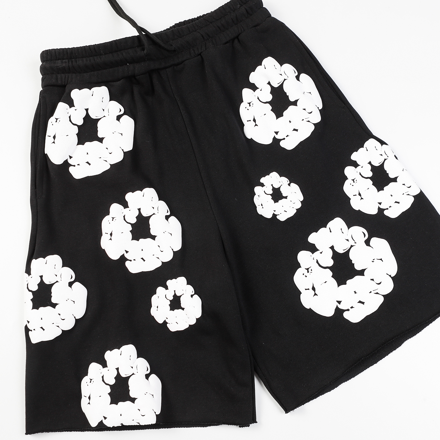 Denim Tears The Cotton Wreath Shorts Black