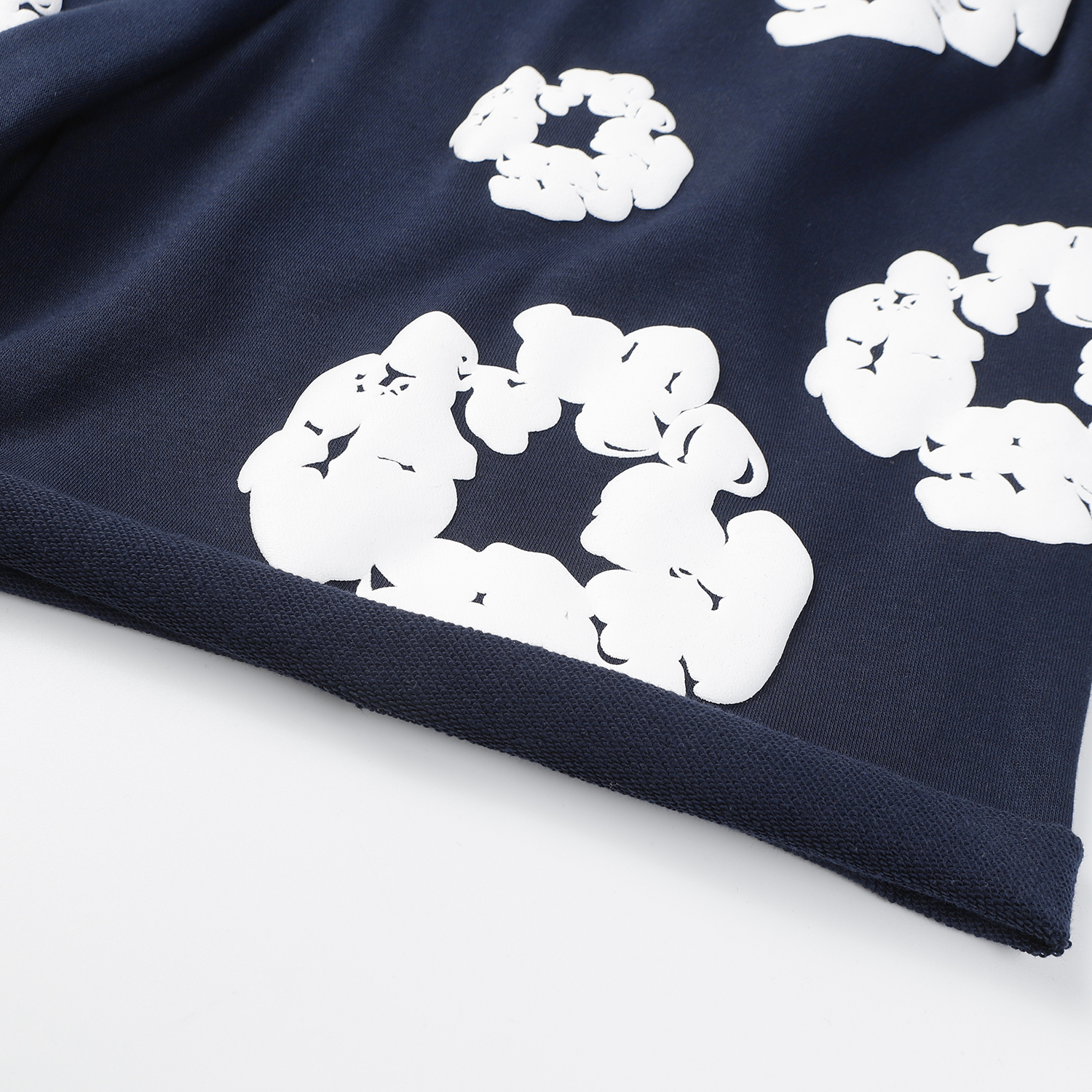 Denim Tears The Cotton Wreath Shorts Navy