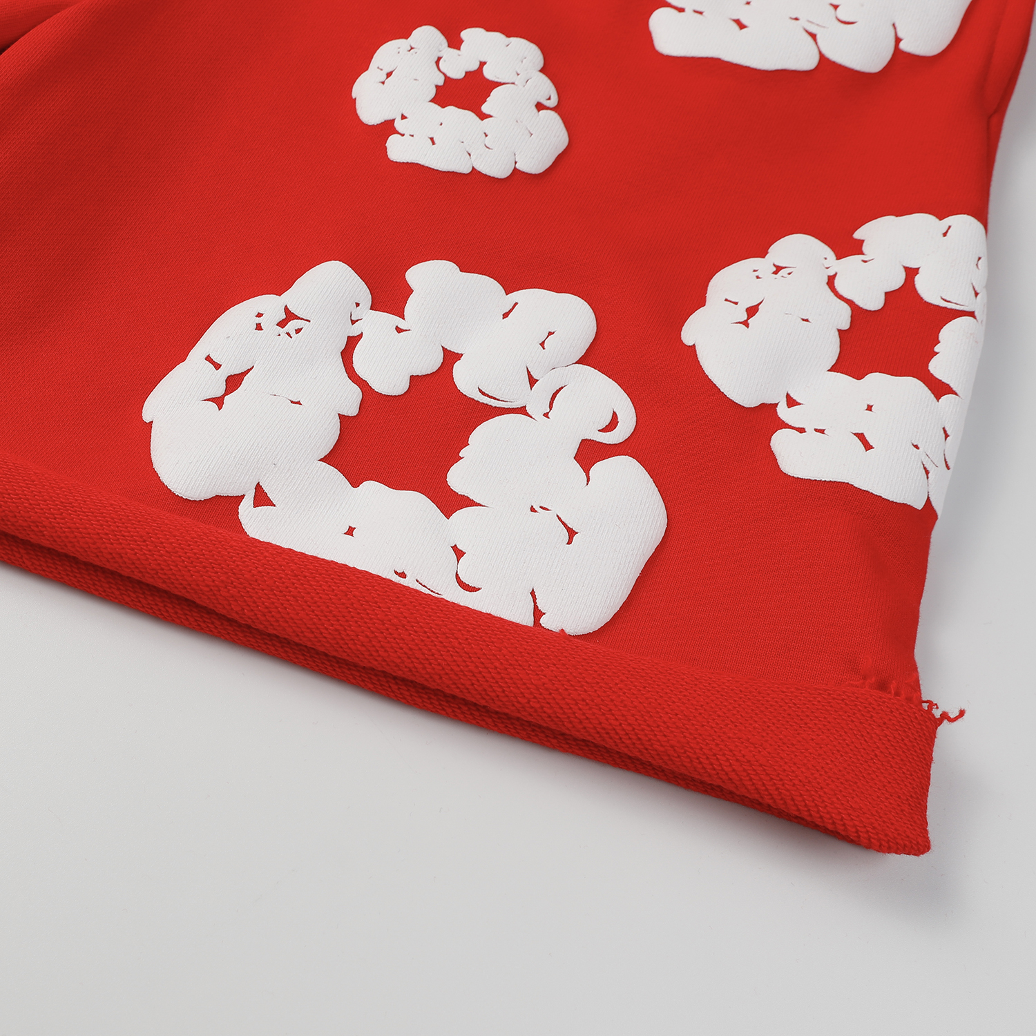 Denim Tears The Cotton Wreath Shorts Red