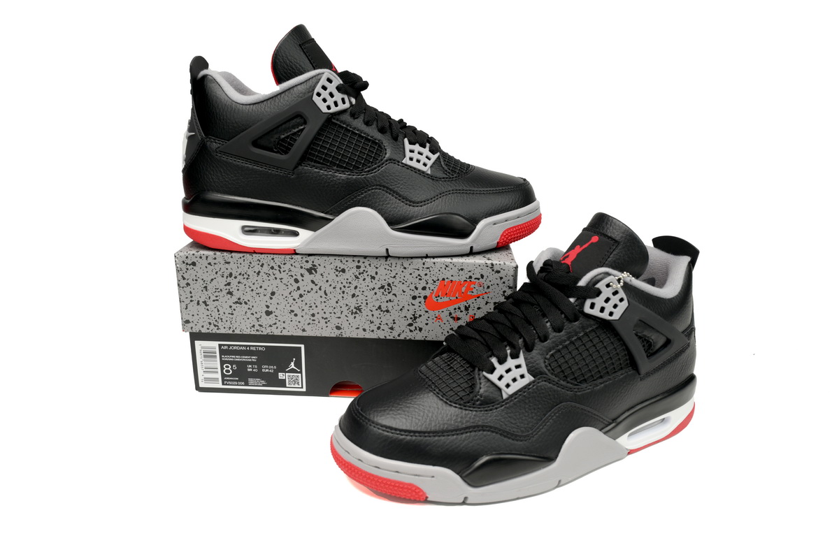 Air Jordan 4 Bred Reimagined FV5029-006
