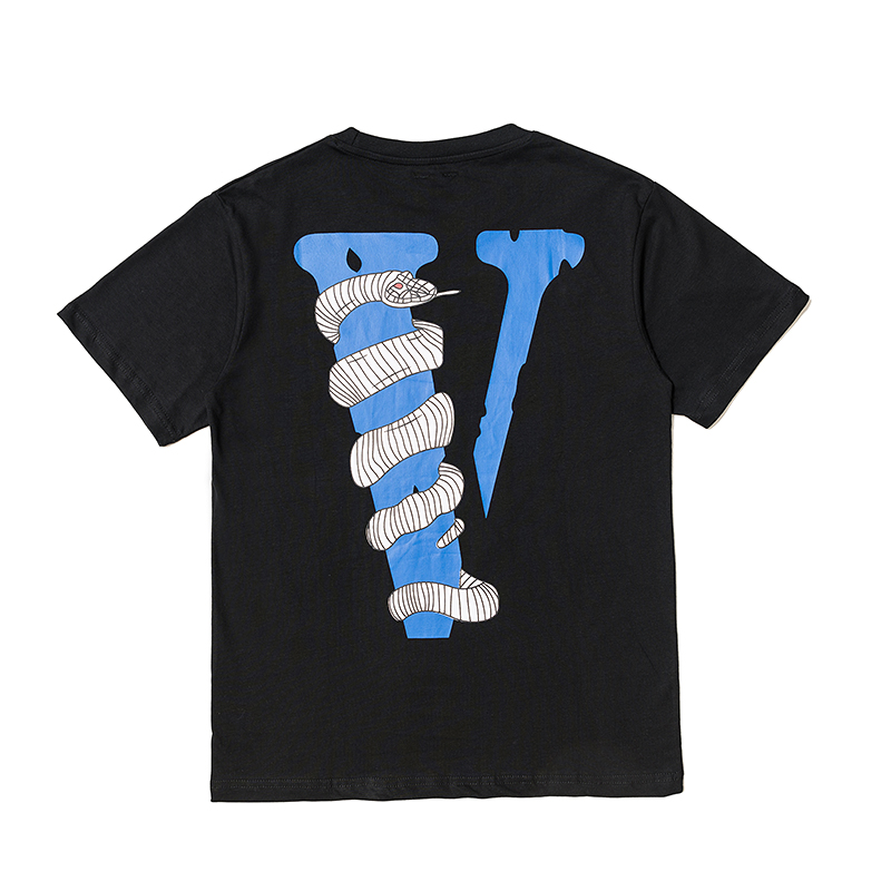 Vlone T-shirt Python Snake Shirt Black