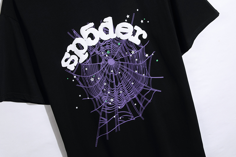 Sp5der T-shirt black and white