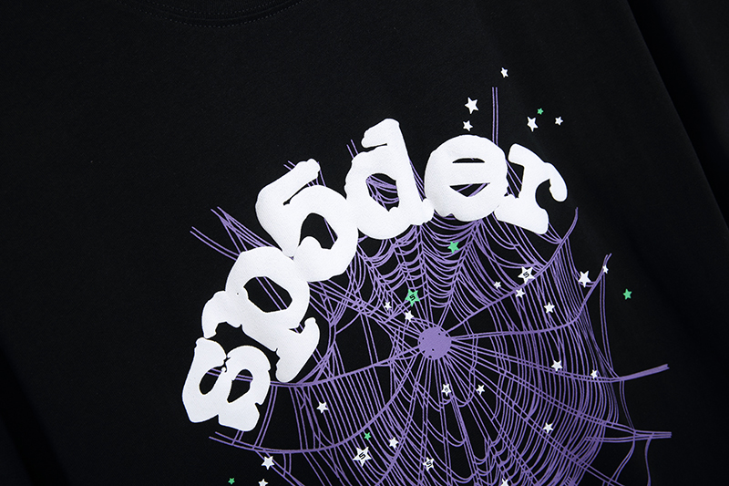 Sp5der T-shirt black and white