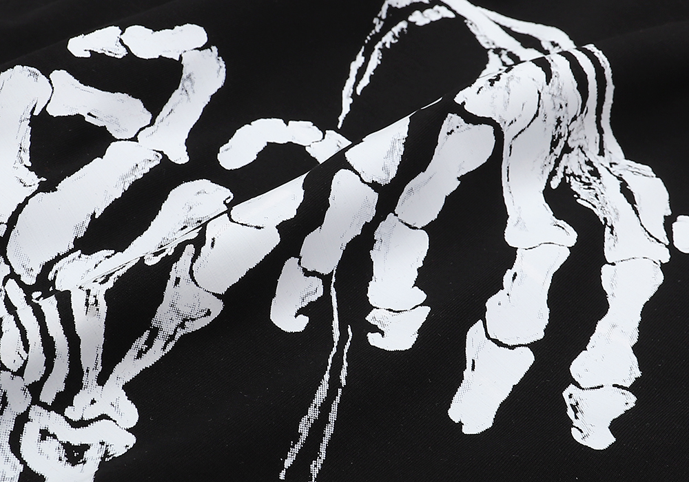 Juice WRLD Vlone Bones T-shirt Black