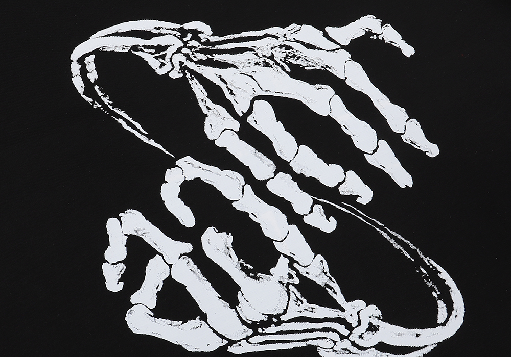 Juice WRLD Vlone Bones T-shirt Black