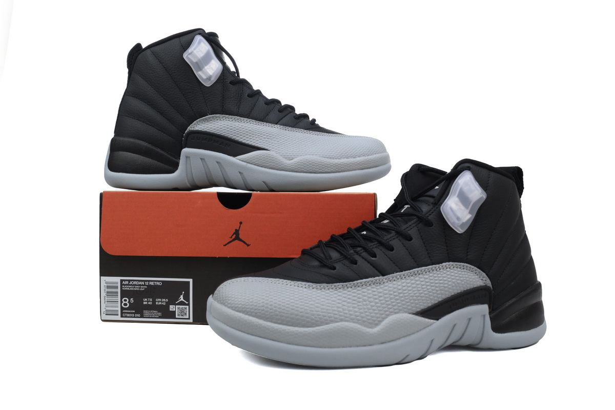 Air Jordan 12 Retro Black Wolf Grey CT8013-010