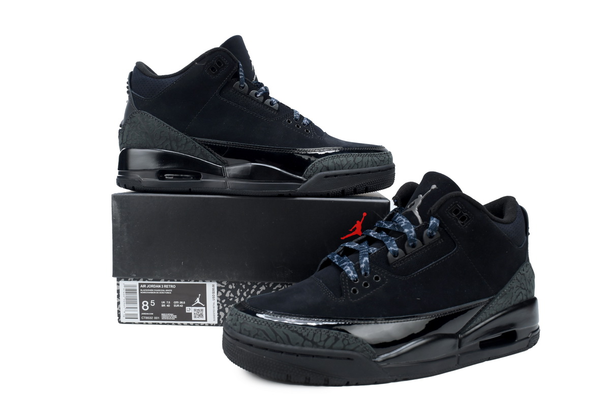 Air Jordan 3 Retro 'Black Cat' CT8532-001