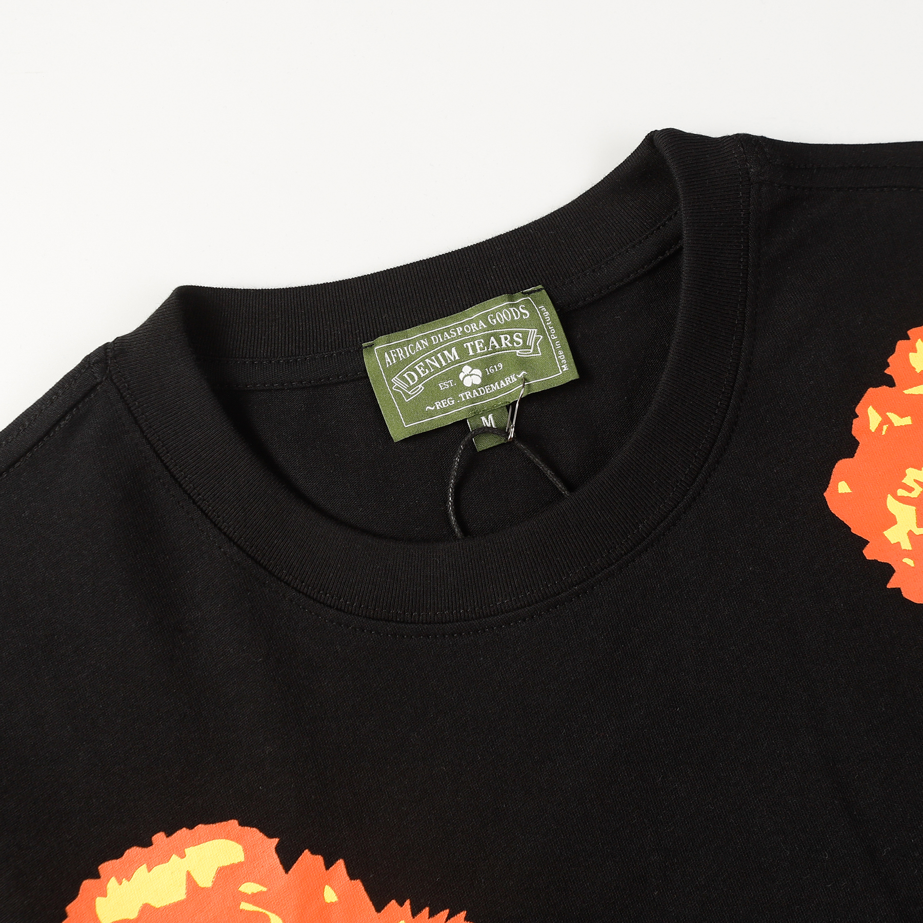 Denim Tears The Cotton Wreath V2 T-shirt Black