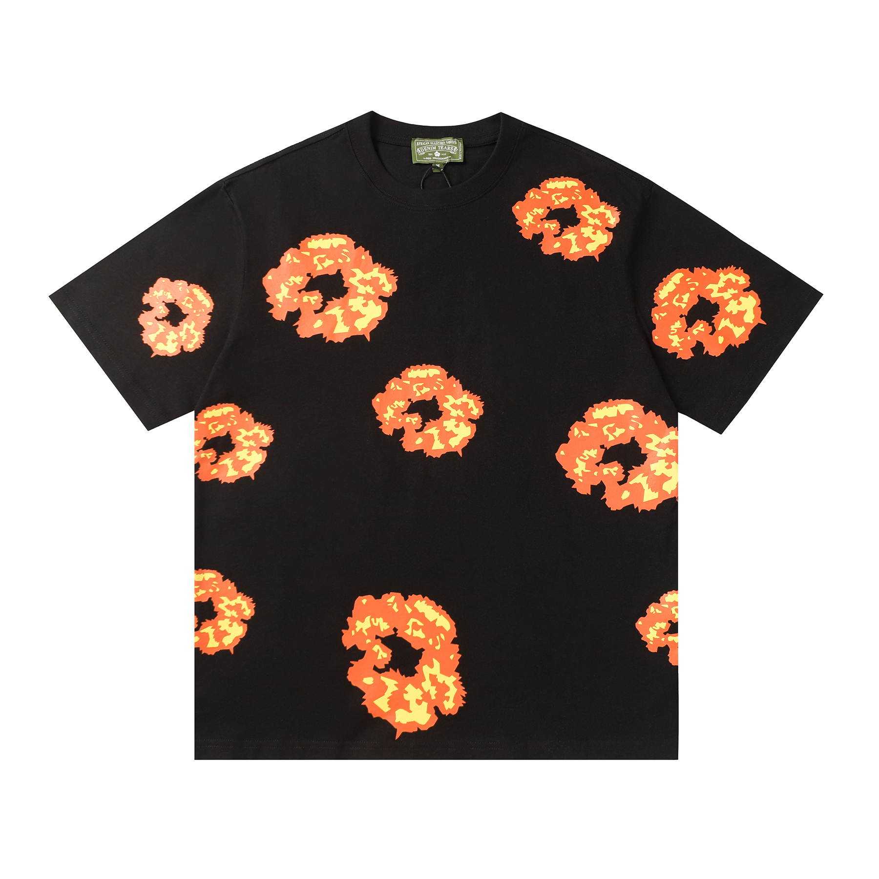 Denim Tears The Cotton Wreath V2 T-shirt Black