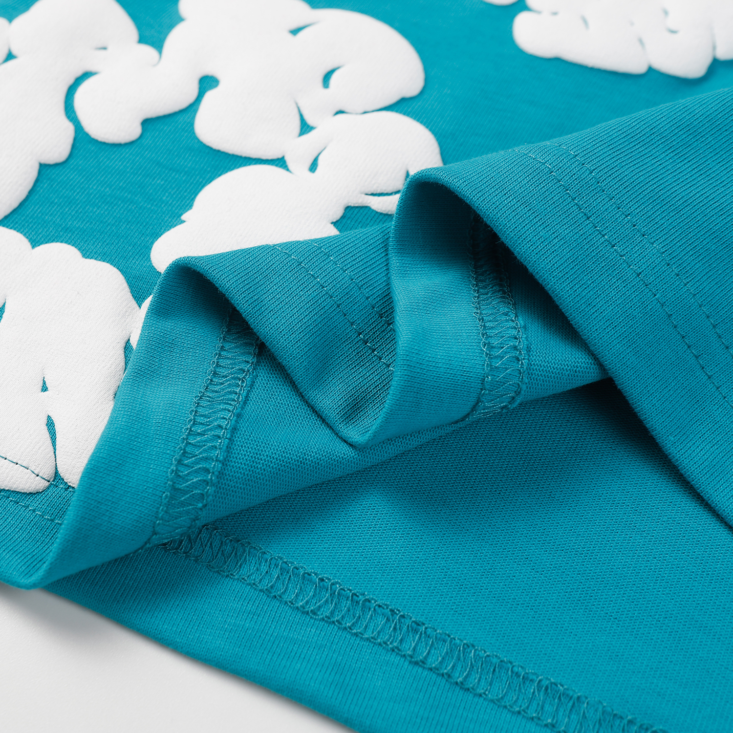 Denim Tears The Cotton Wreath T-shirt Lake Blue