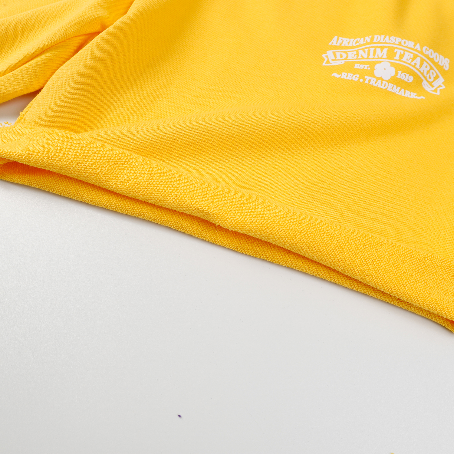 Denim Tears Cotton Shorts Yellow