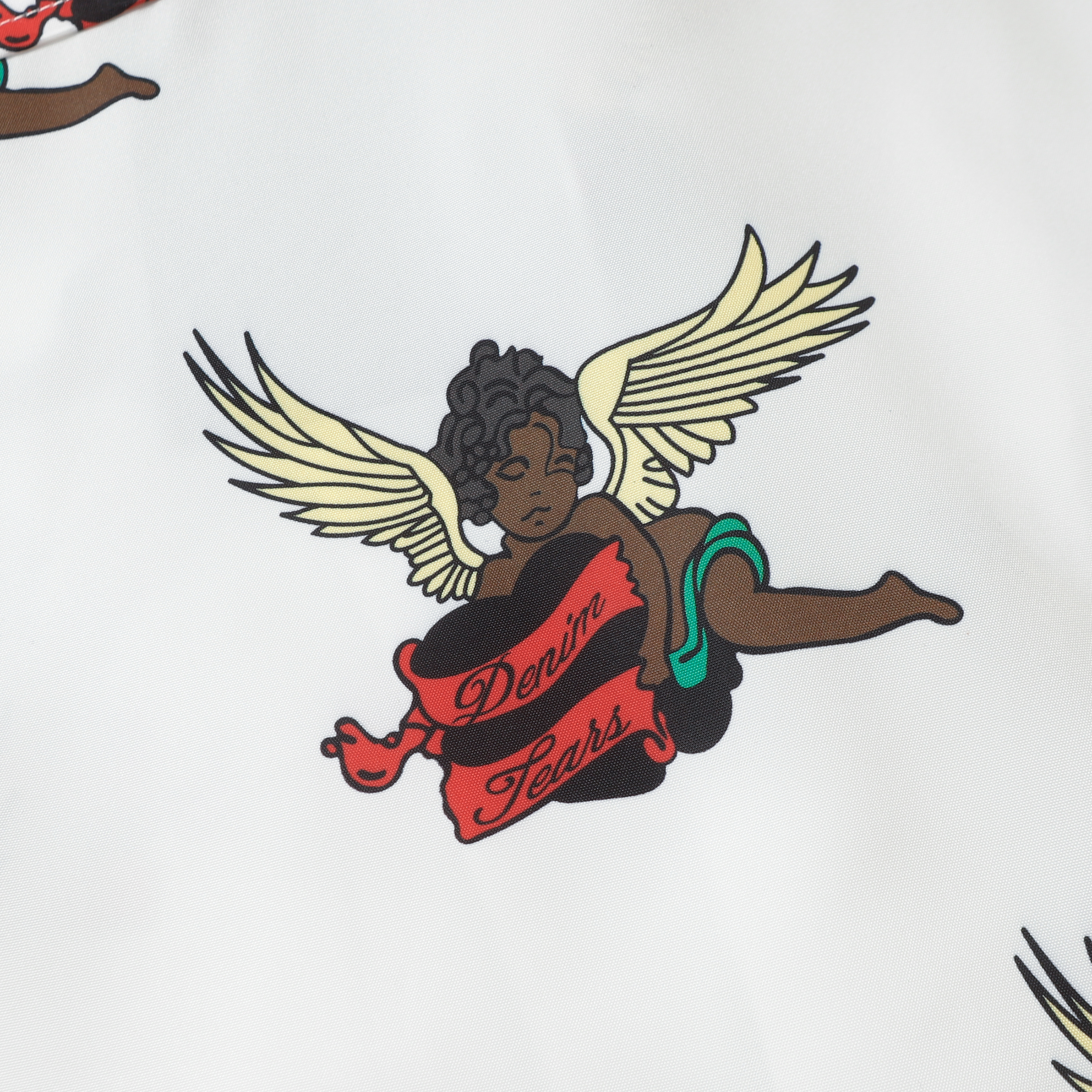 Denim Tears Cartoon Print Short-sleeved Shirt