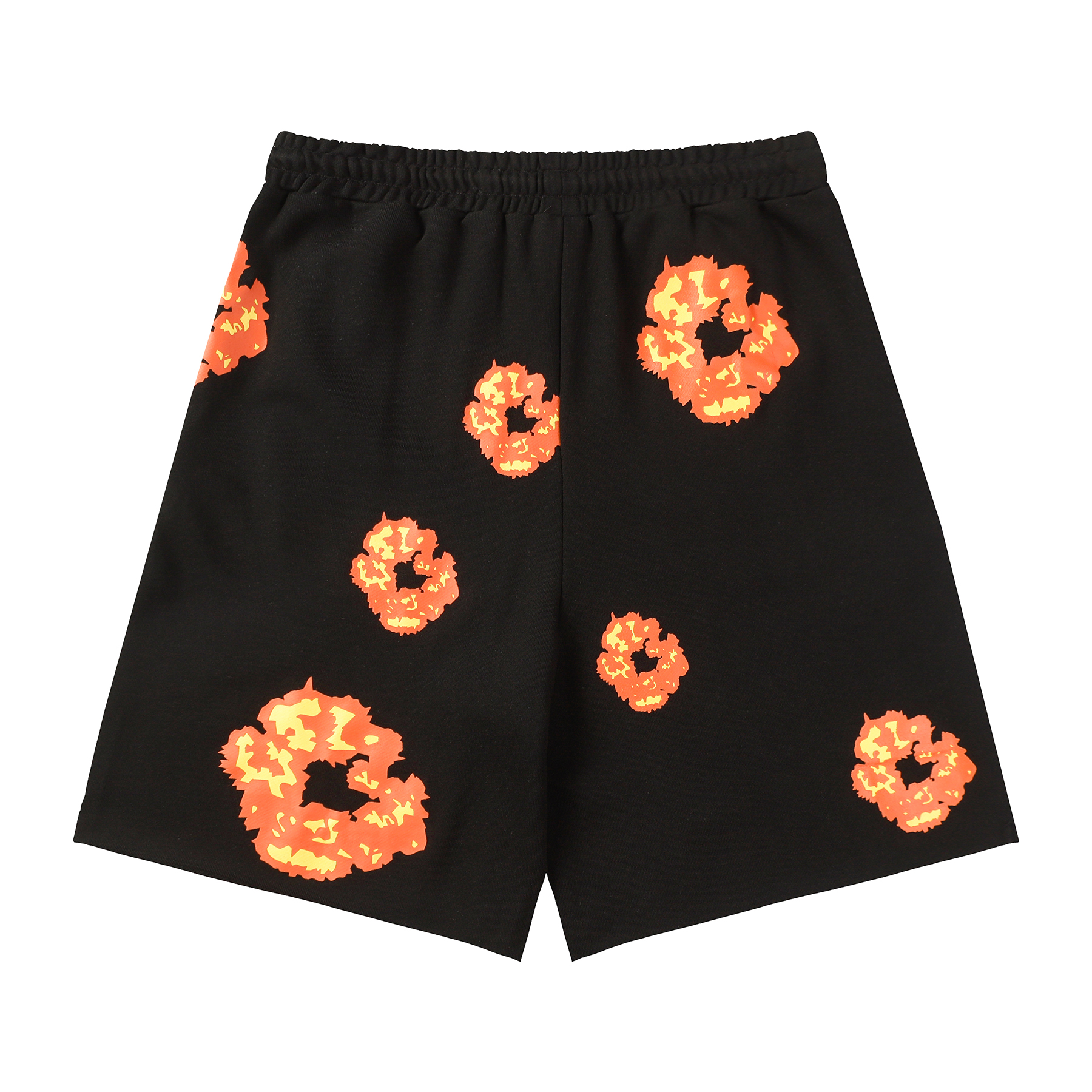 Denim Tears Cotton Floral Print Shorts Black