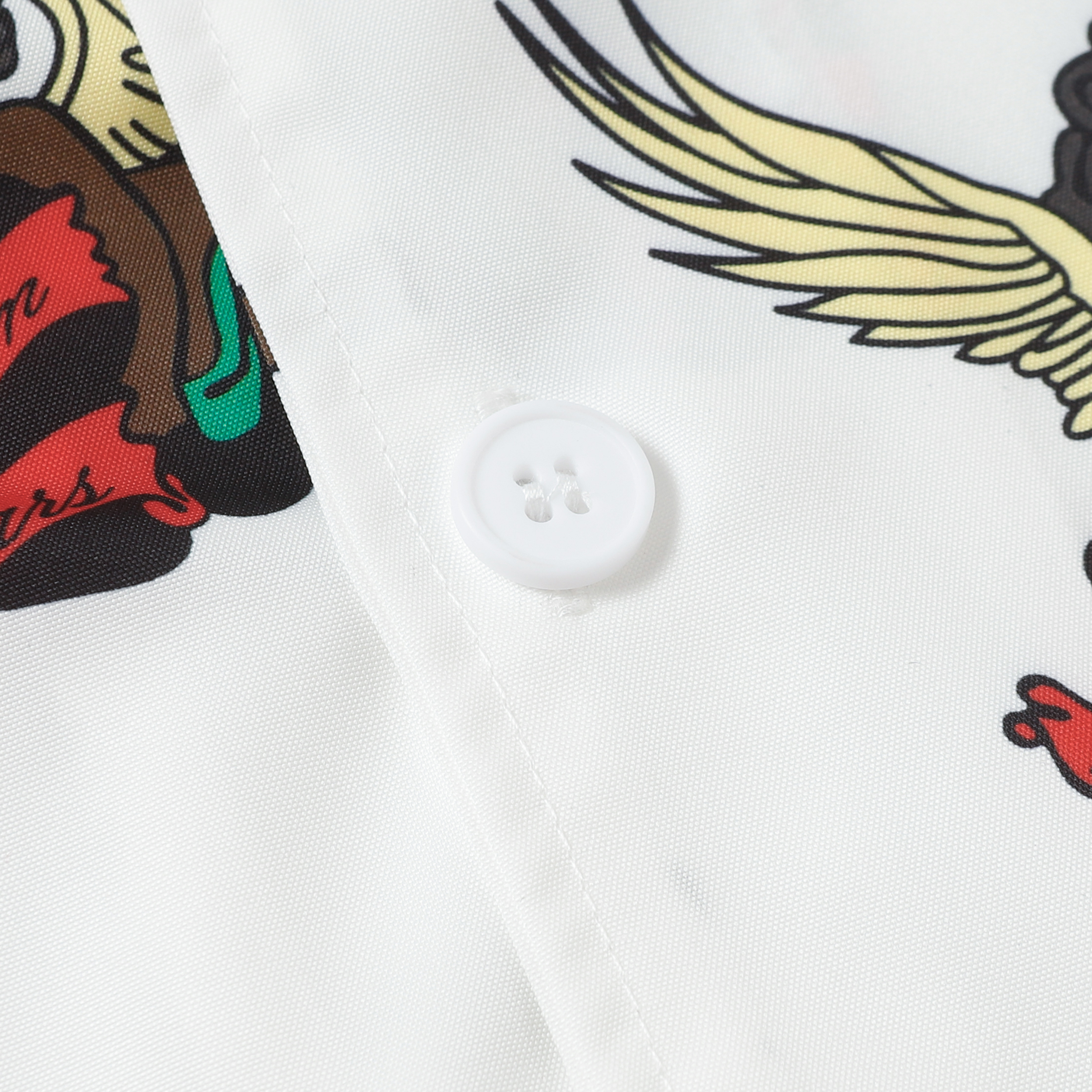 Denim Tears Cartoon Print Short-sleeved Shirt