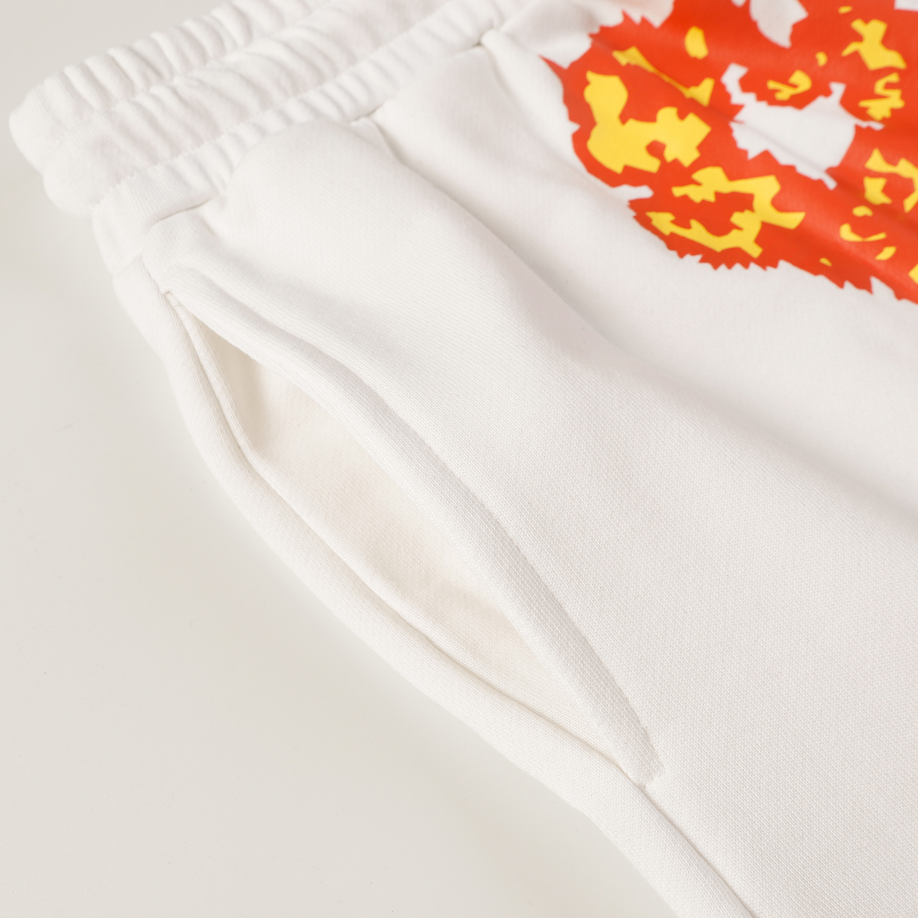 Denim Tears Cotton Floral Print Shorts White