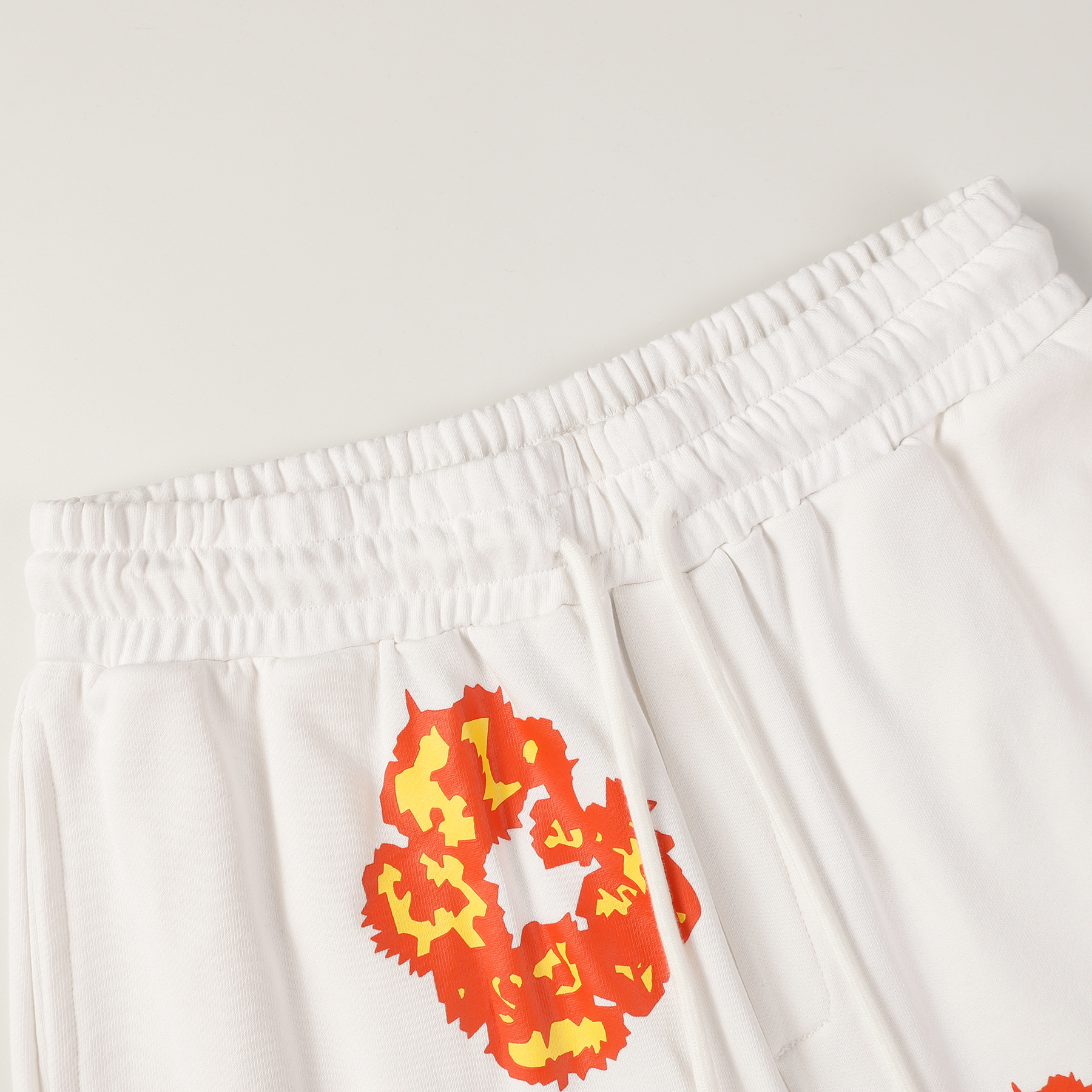 Denim Tears Cotton Floral Print Shorts White