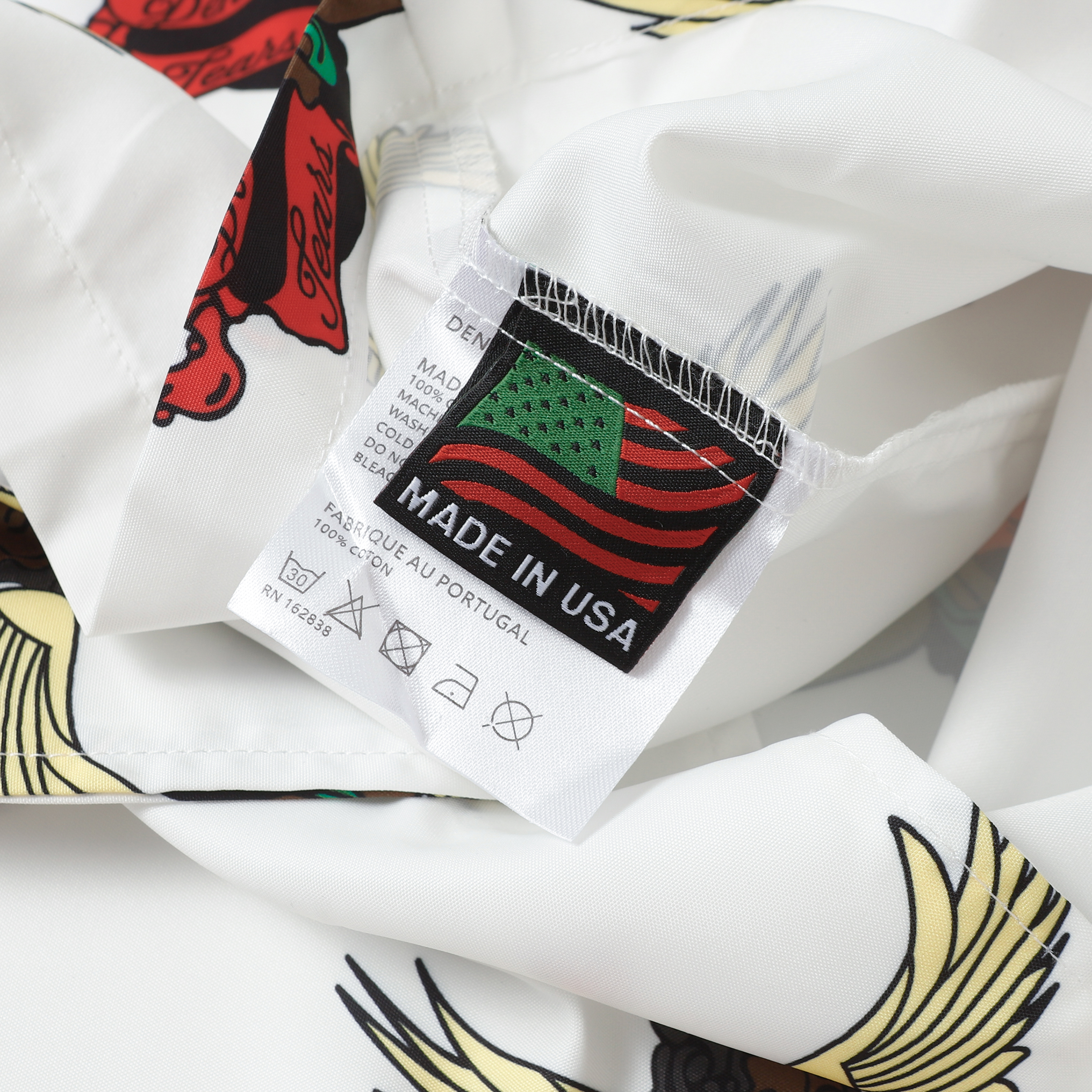 Denim Tears Cartoon Print Short-sleeved Shirt