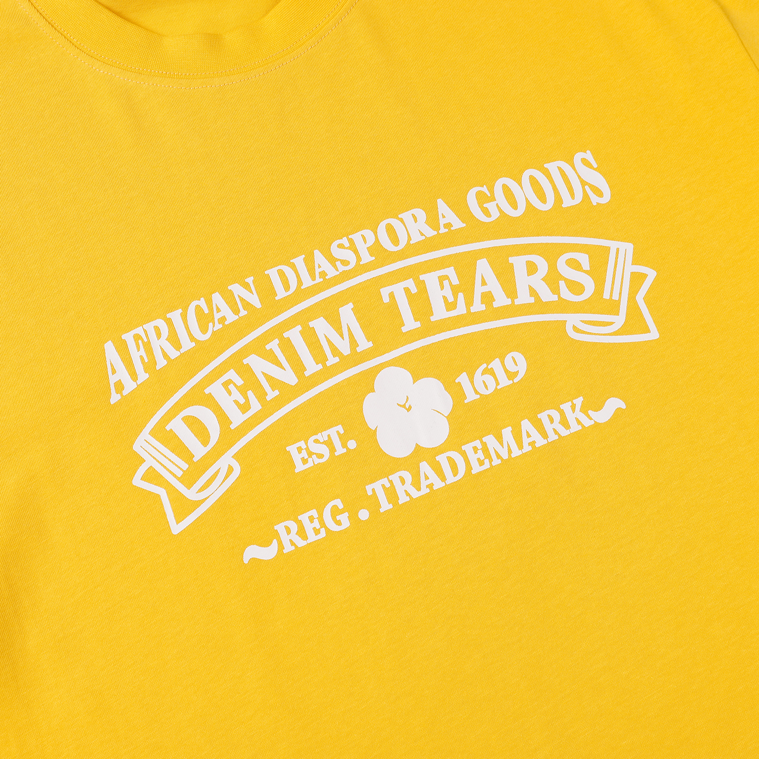 Denim Tears Cotton T-shirt Yellow
