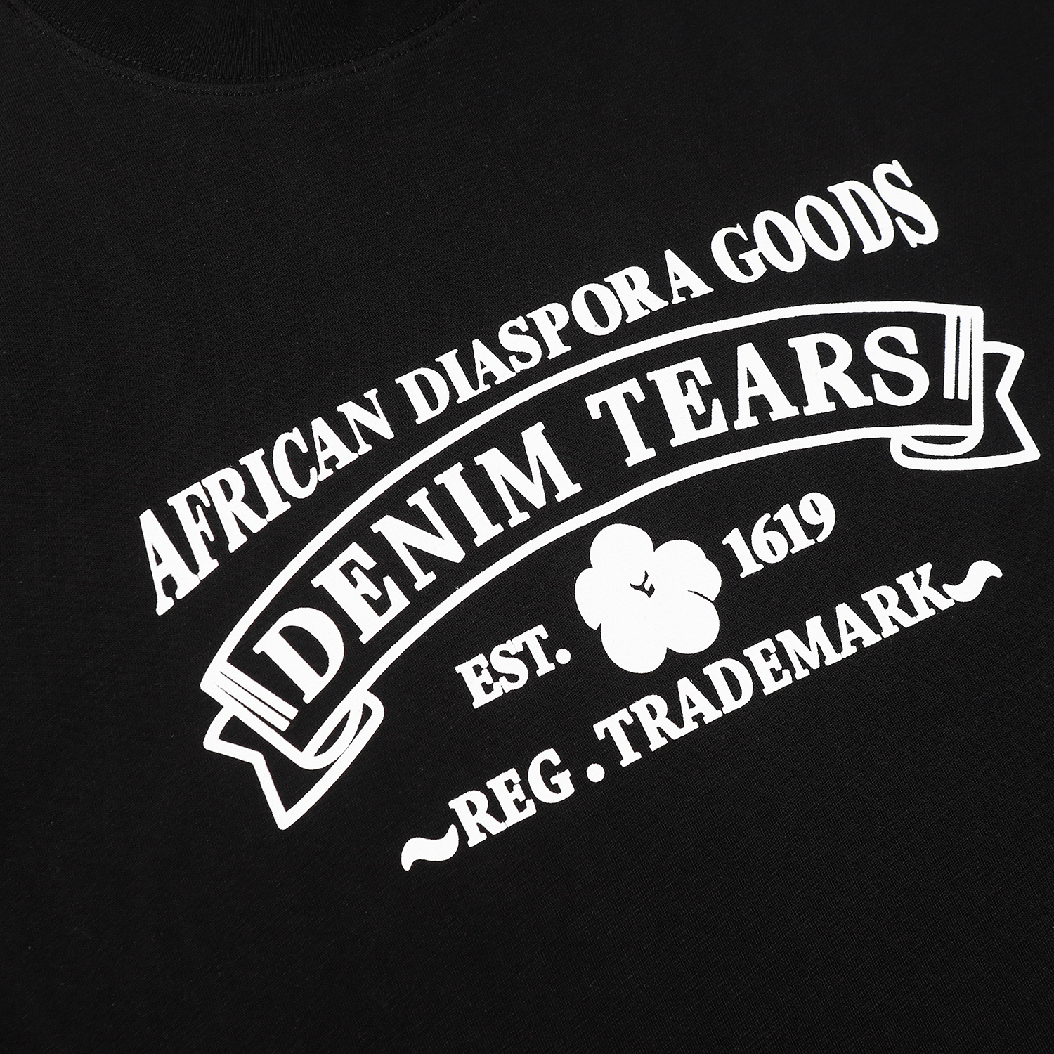 Denim Tears Cotton T-shirt Black