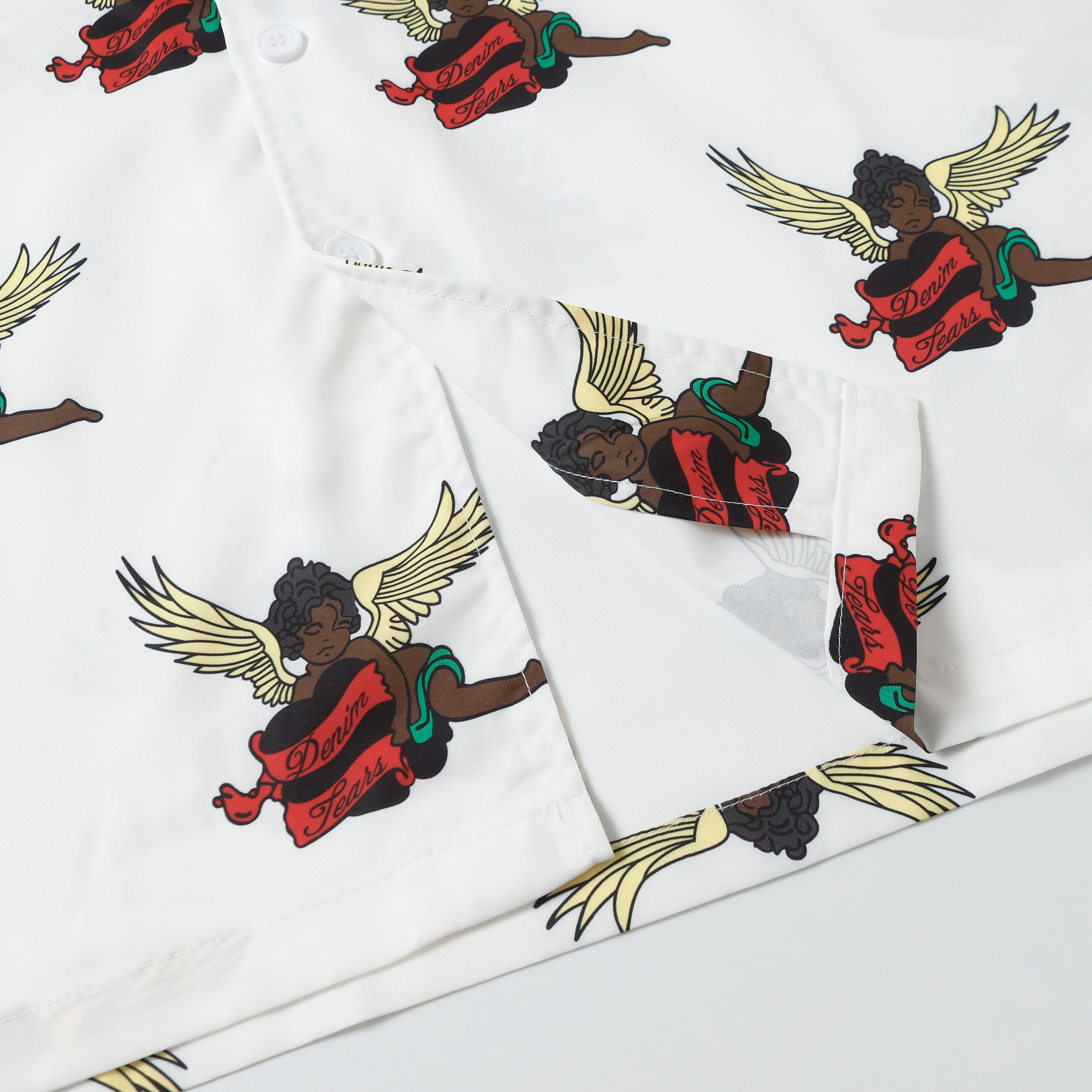 Denim Tears Cartoon Print Short-sleeved Shirt