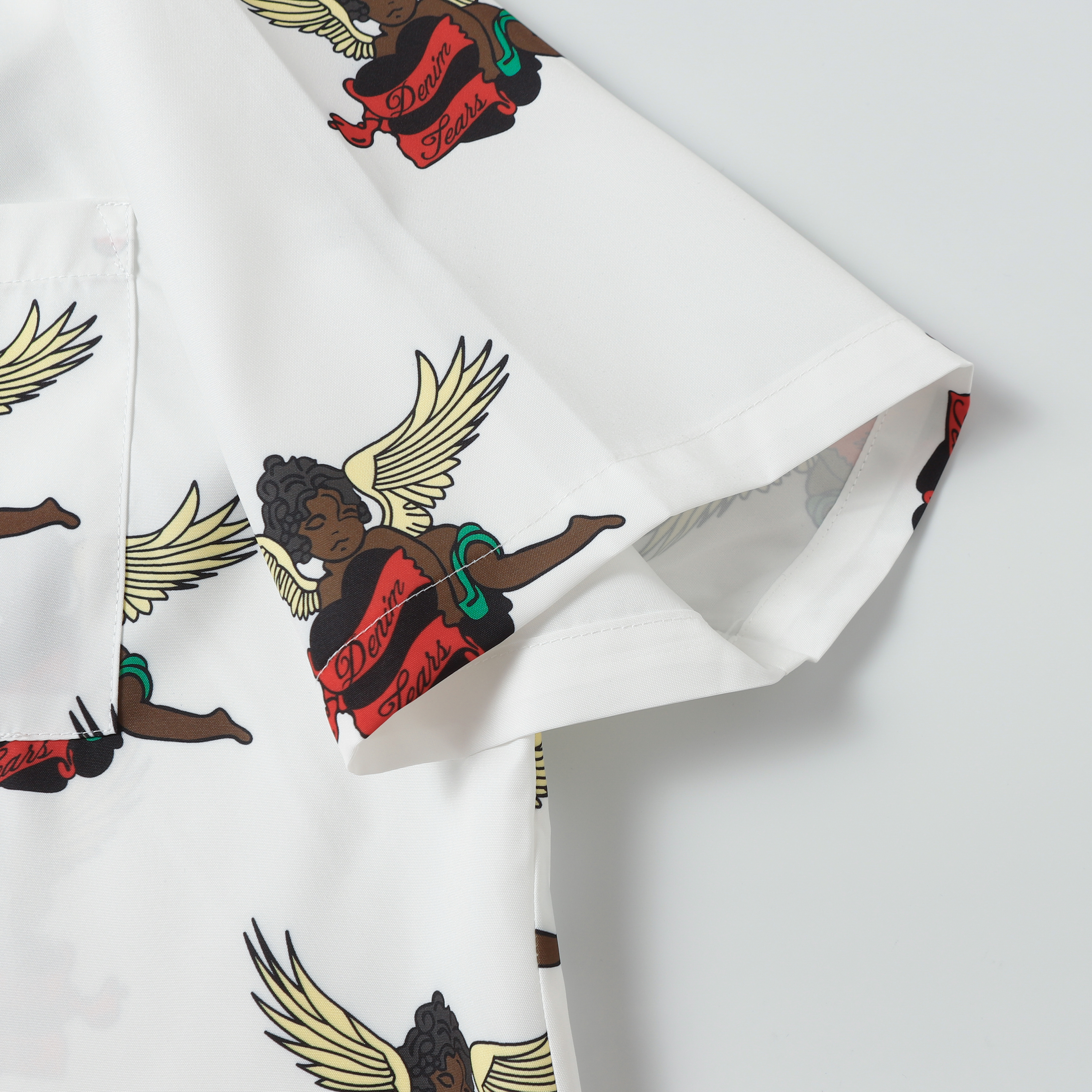 Denim Tears Cartoon Print Short-sleeved Shirt