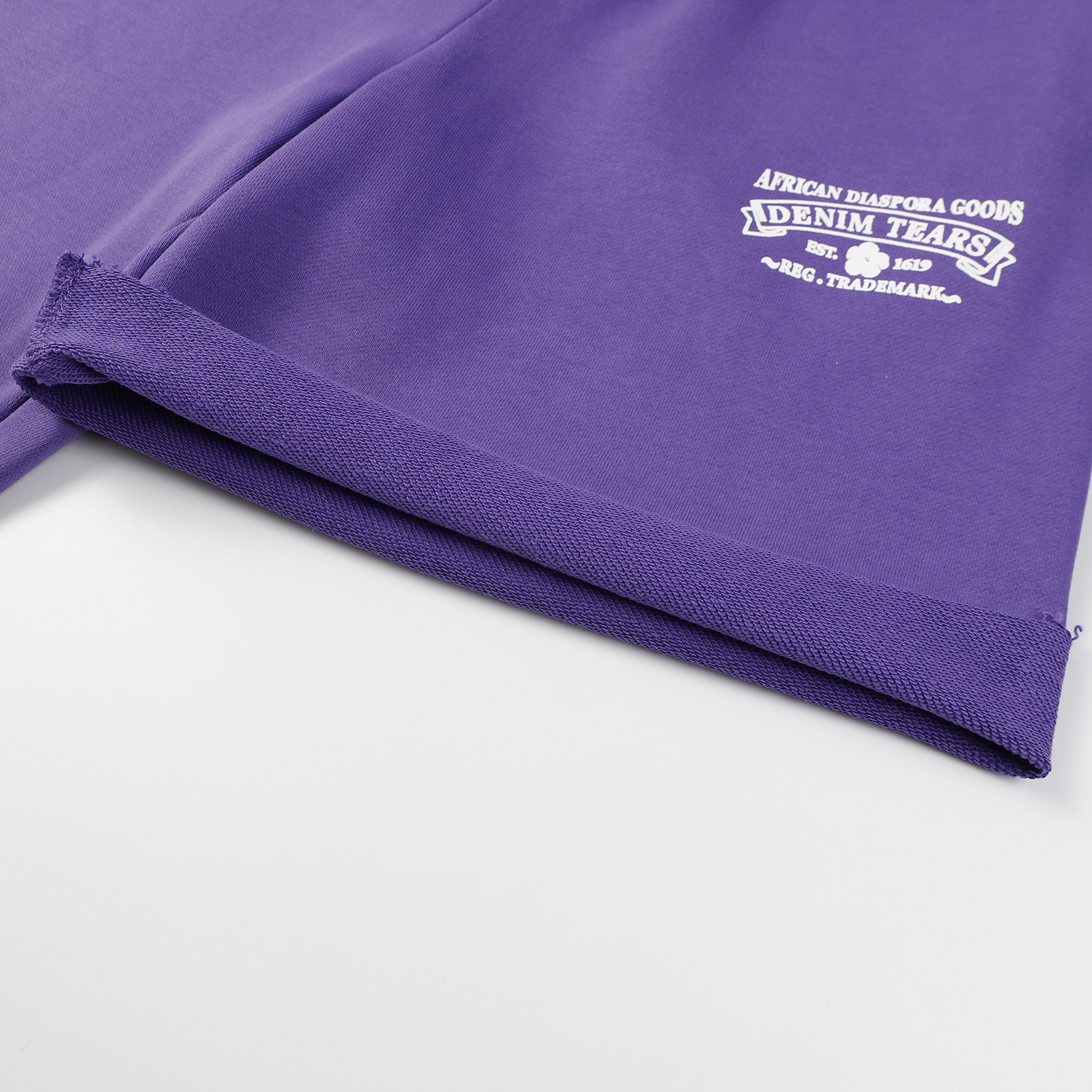 Denim Tears Cotton Shorts Purple