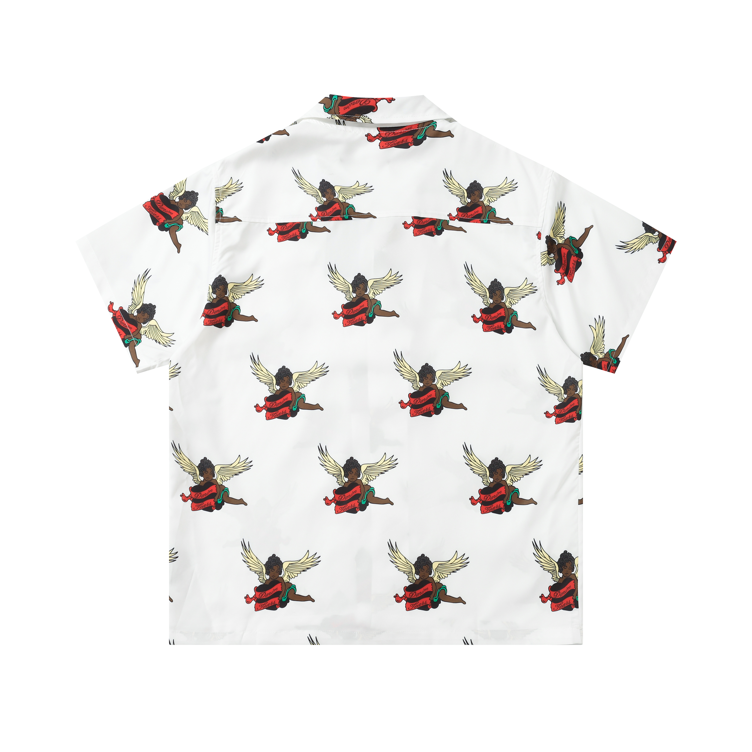 Denim Tears Cartoon Print Short-sleeved Shirt