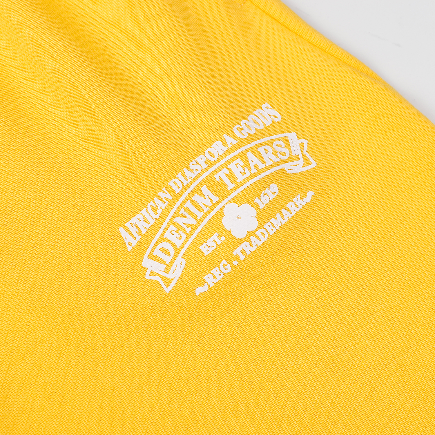 Denim Tears Cotton Shorts Yellow