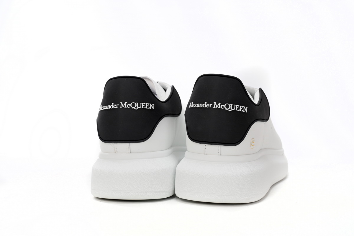 Alexander McQueen Oversized White Black Laces