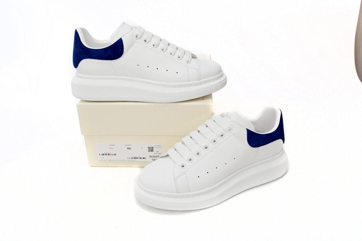 Alexander McQueen Oversized White Paris Blue