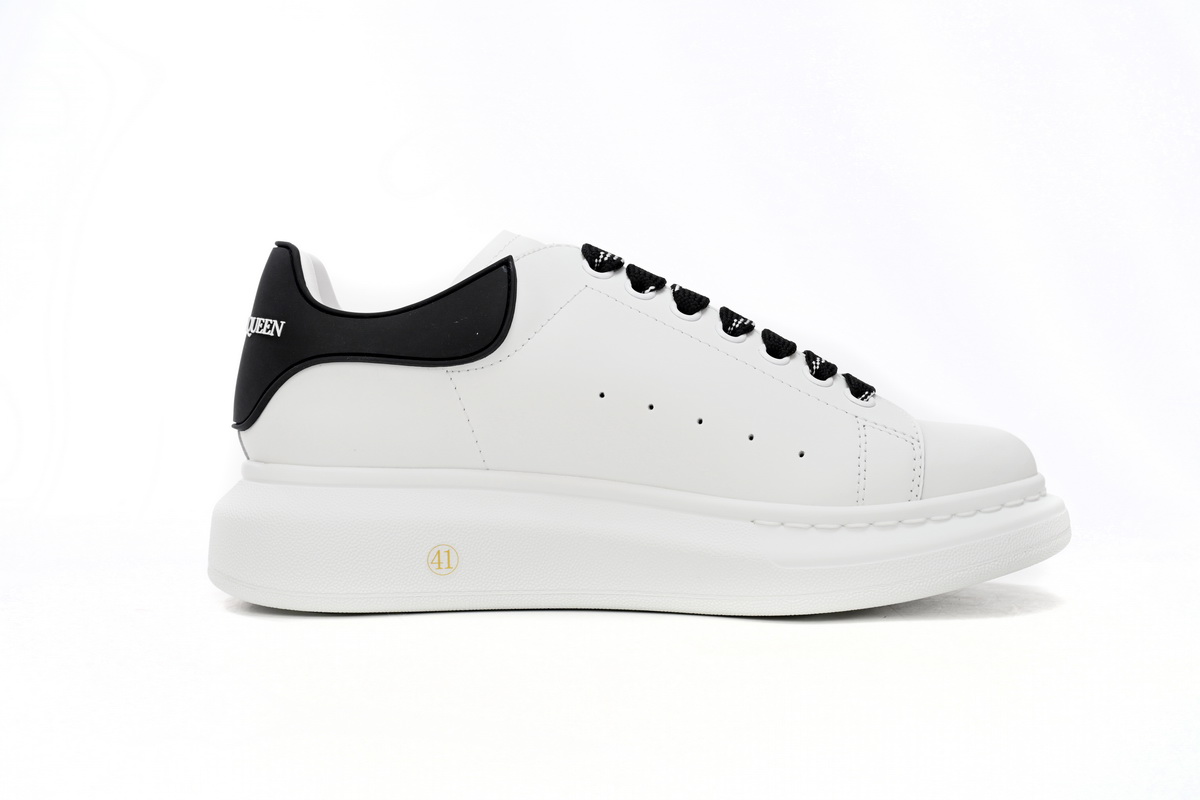 Alexander McQueen Oversized White Black Laces