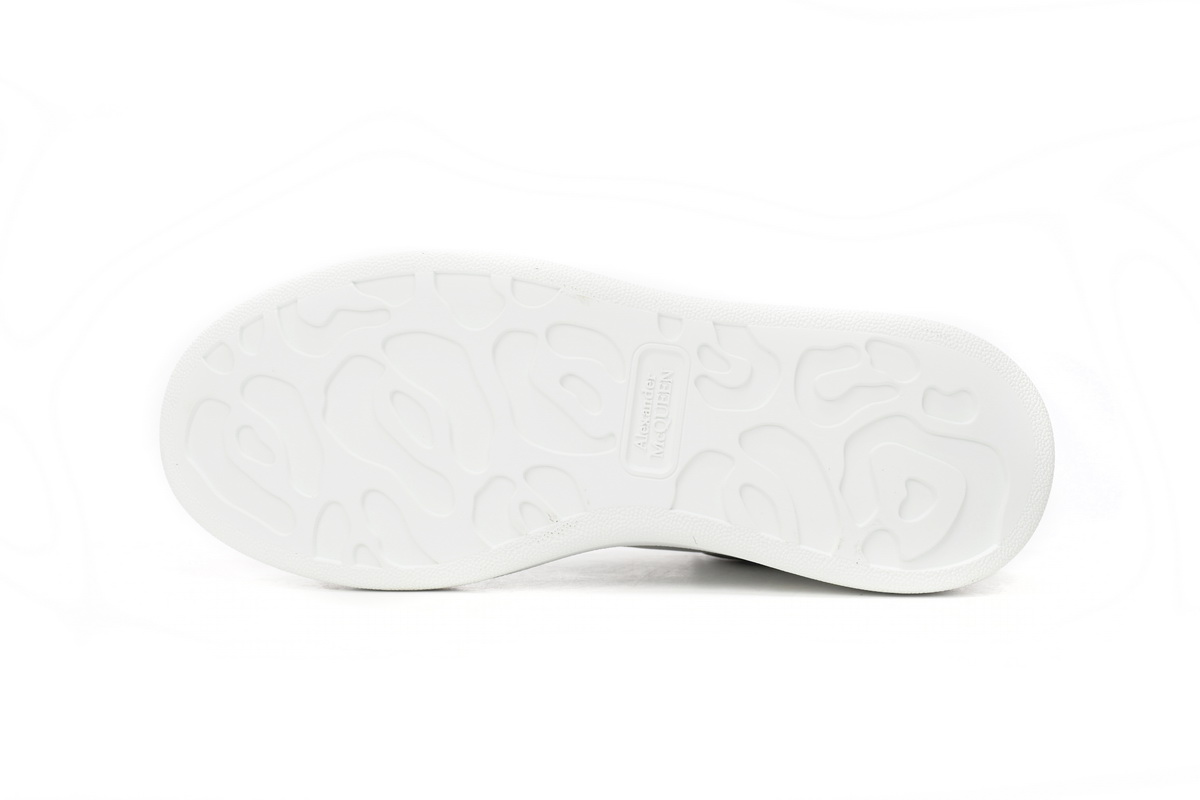 Alexander McQueen Oversized Sneaker White Silver