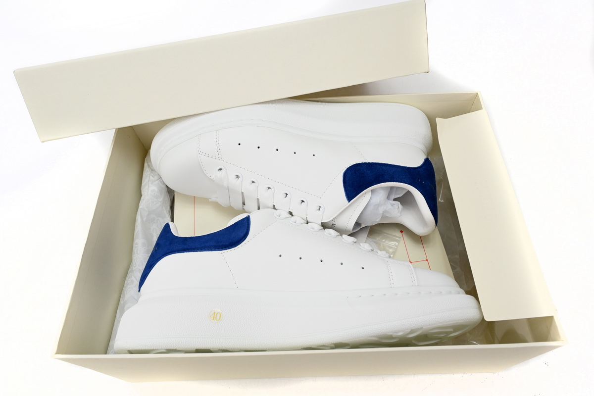 Alexander McQueen Oversized White Paris Blue