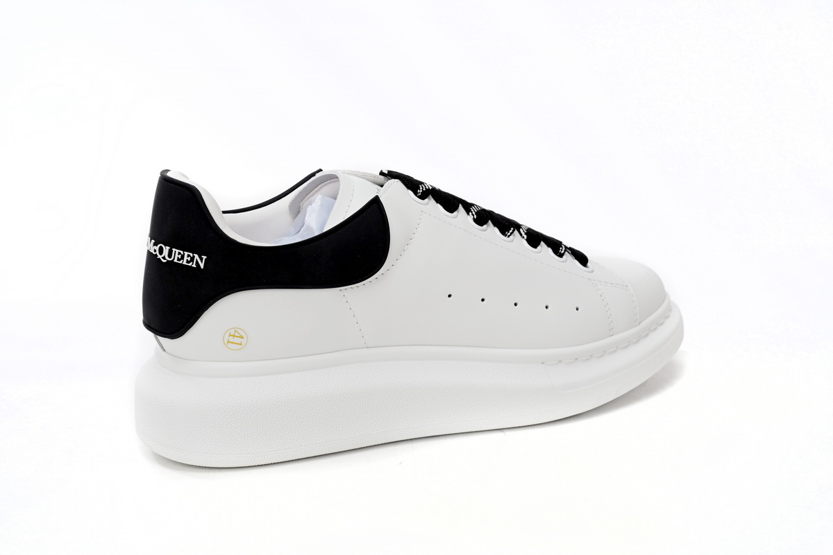 Alexander McQueen Oversized White Black Laces