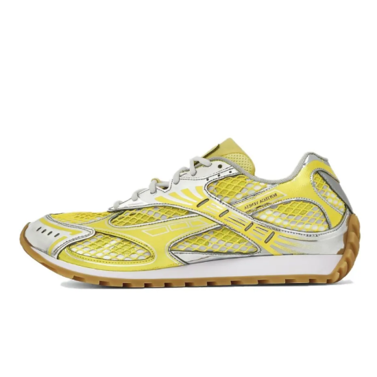 新作【Bottega Veneta】Orbit ランナースニーカー、ゴールド BOTTEGA VENETA Orbit Sneakers Yellow