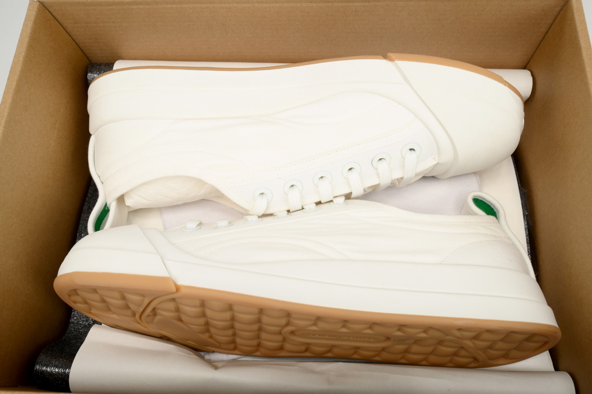 Bottega Veneta Low Top Sneaker All White