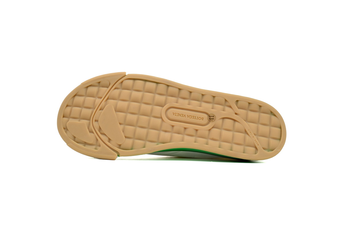 Bottega Veneta Low Top Sneaker White Green