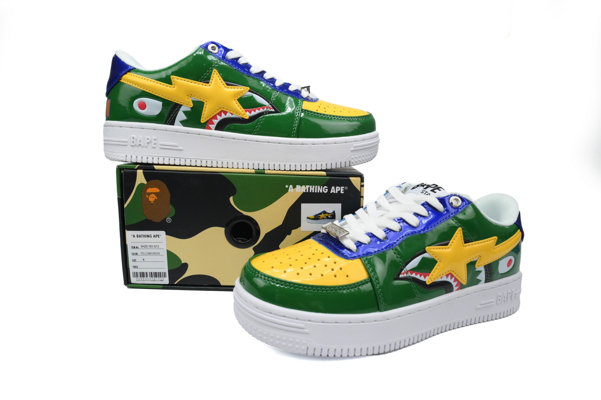A BATHING APE Bape STA Green shark 1H20-191-013