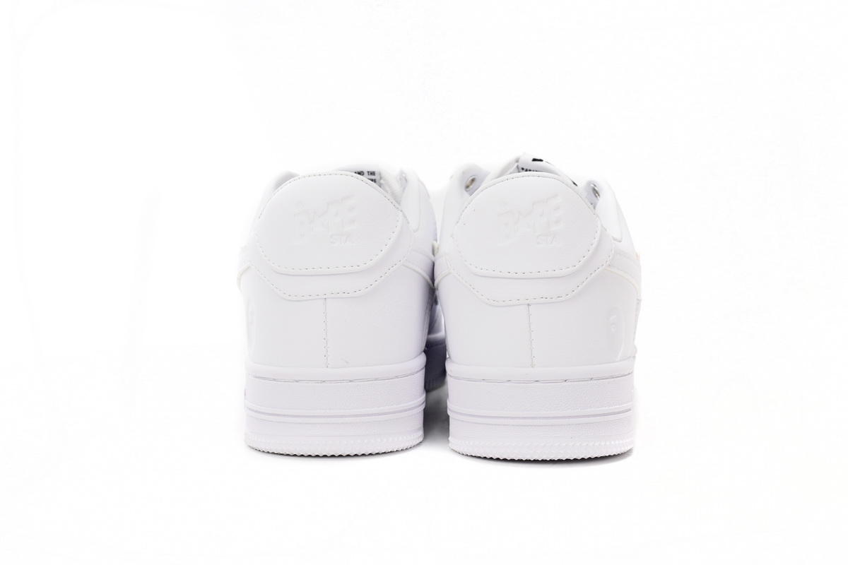 A Bathing Ape Bape Sta Low White 1H70-191-006